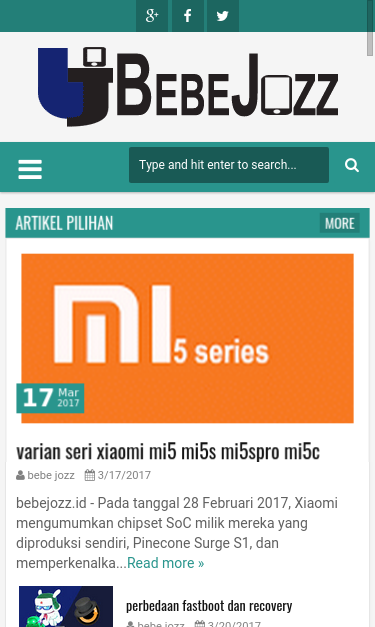 Mobile view