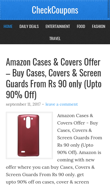 Mobile view