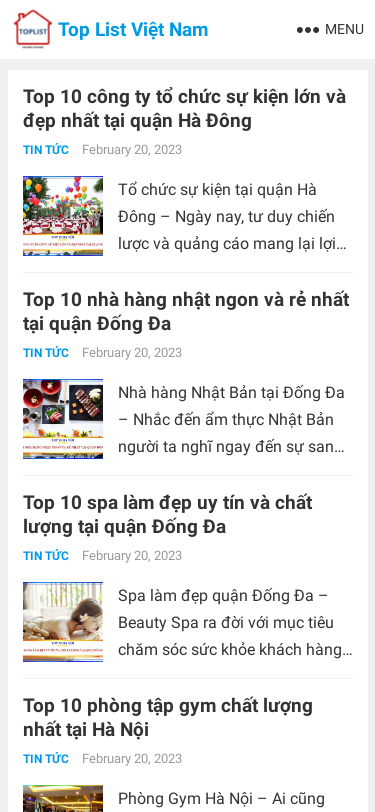 Mobile view