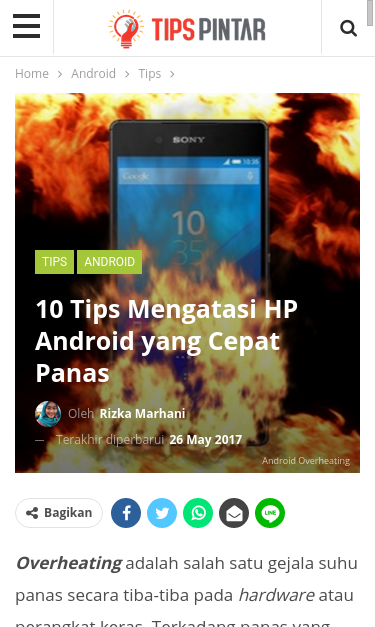 Mobile view