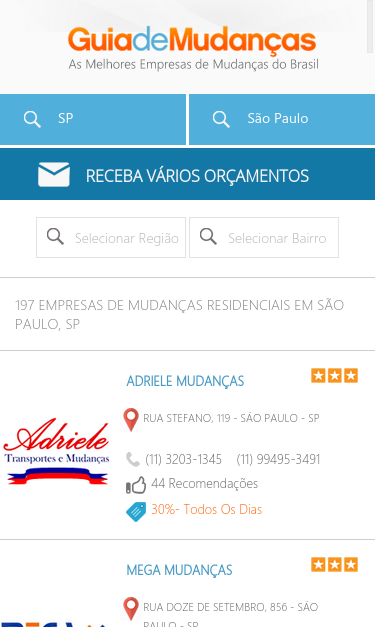 Mobile view