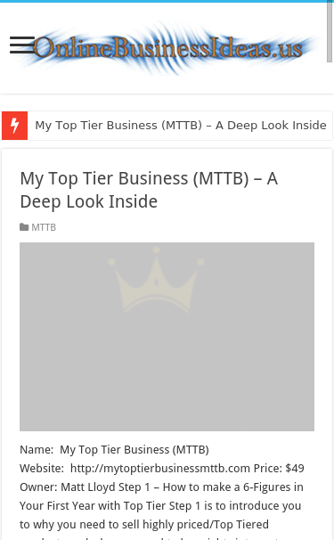 Mobile view