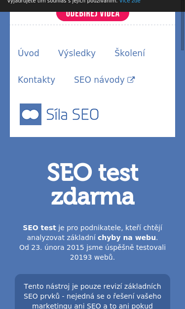 Mobile view