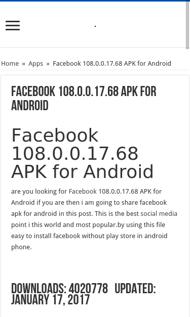 Mobile view