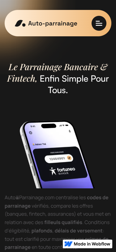 Mobile view