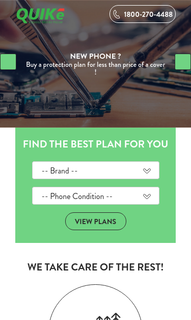 Mobile view