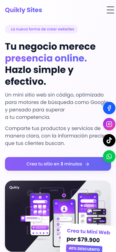 Mobile view