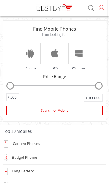 Mobile view