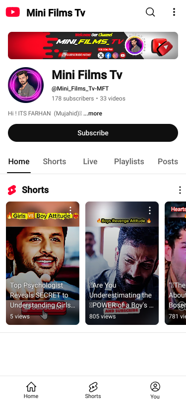 Mobile view