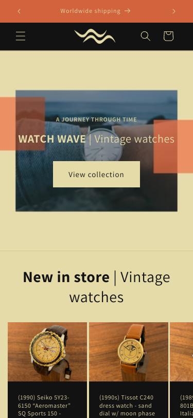 Mobile view