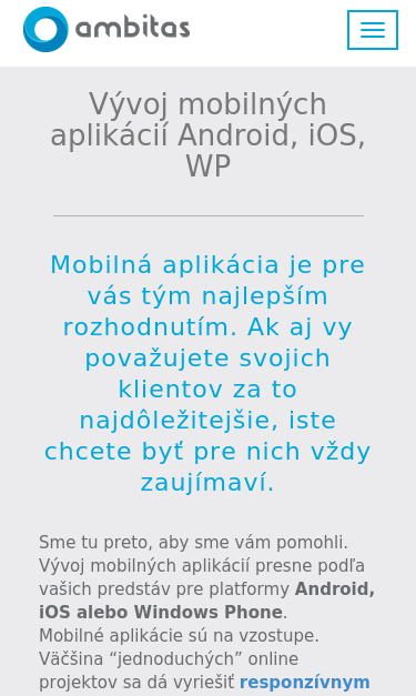 Mobile view