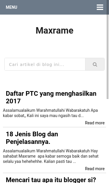 Mobile view