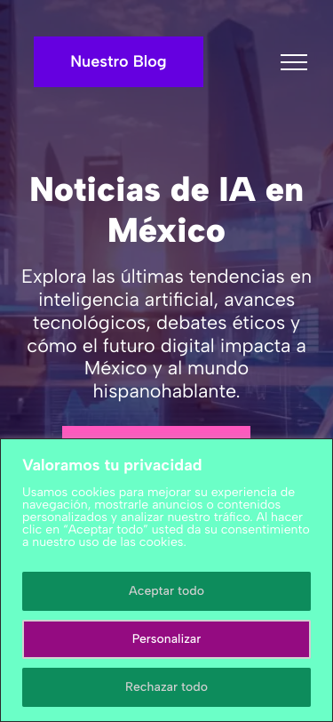 Mobile view