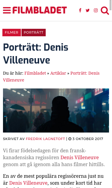 Mobile view