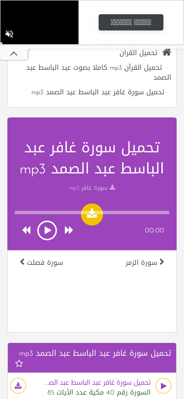 Mobile view
