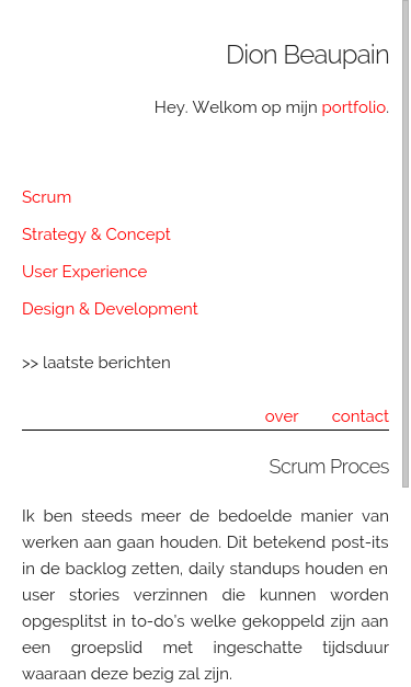 Mobile view