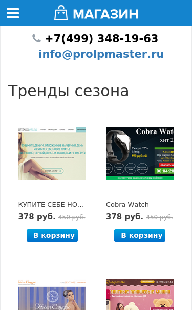 Mobile view