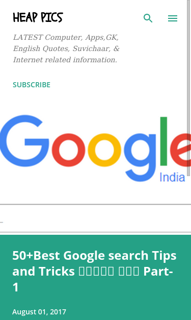 Mobile view
