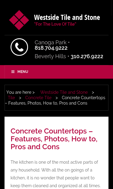 Mobile view
