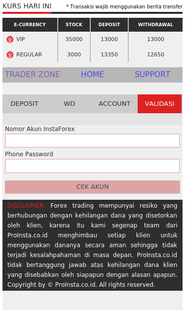 Mobile view