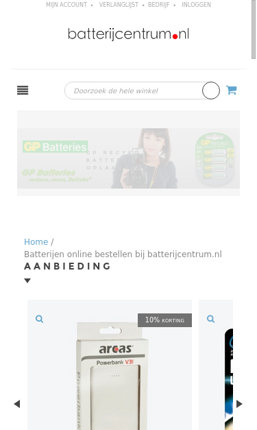 Mobile view