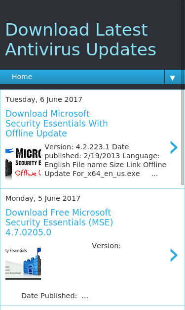Mobile view
