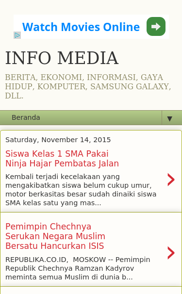 Mobile view