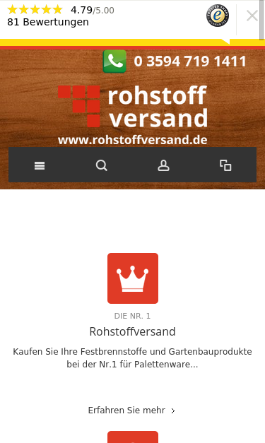 Mobile view