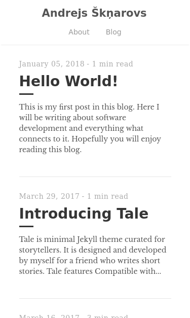 Mobile view