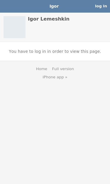 Mobile view