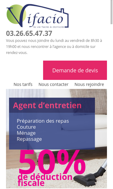 Mobile view