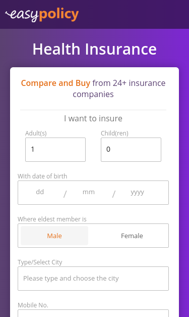 Mobile view