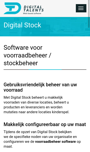 Mobile view