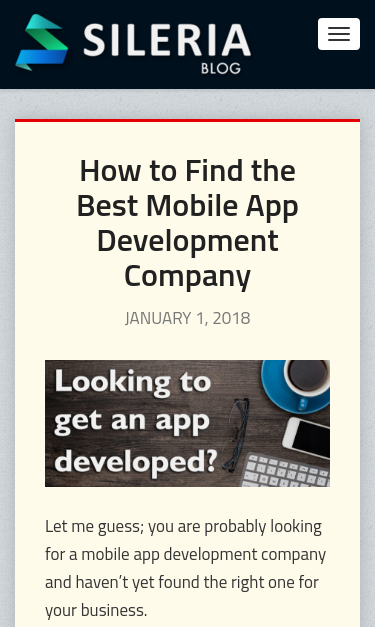 Mobile view