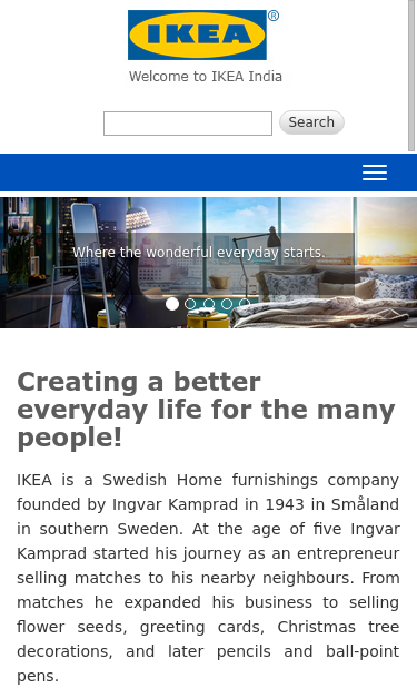 Mobile view