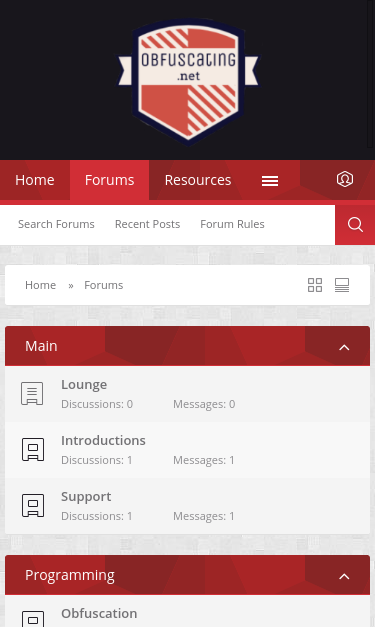 Mobile view