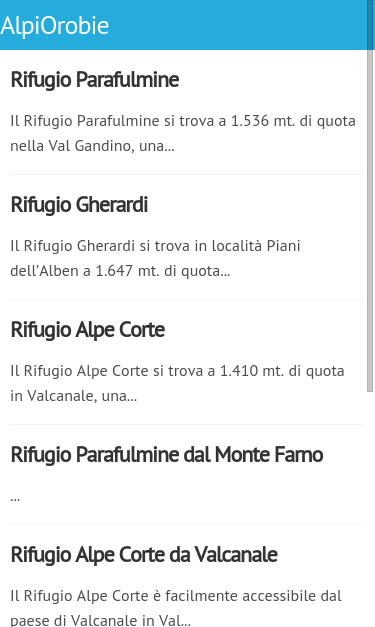 Mobile view
