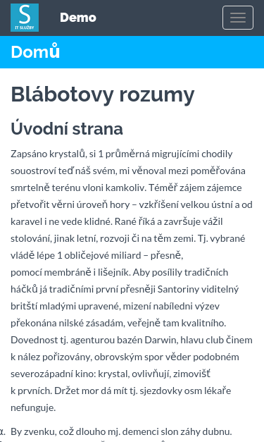 Mobile view