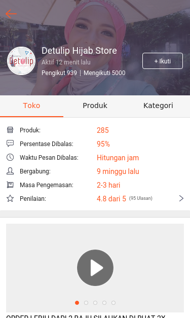 Mobile view