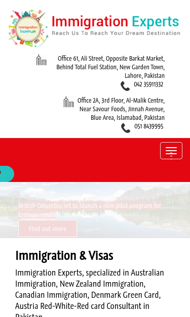 Mobile view