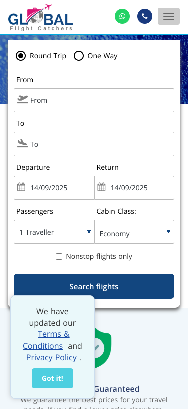 Mobile view