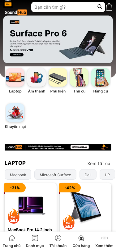 Mobile view