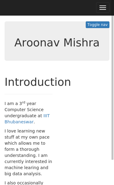 Mobile view