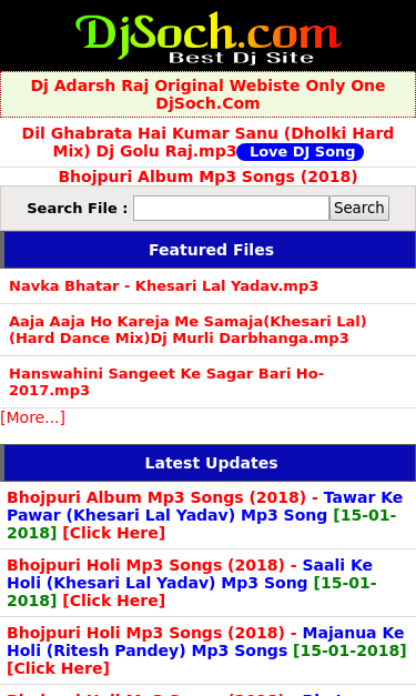 Mobile view