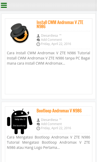 Mobile view