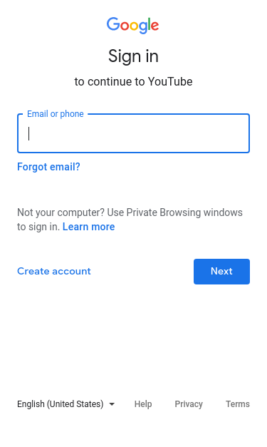 accounts.google.com/ServiceLogin?continue=https%3A%2F%2Fwww.youtube.com ...