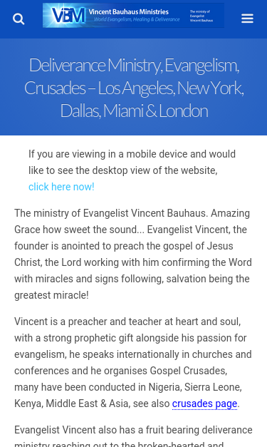 Mobile view