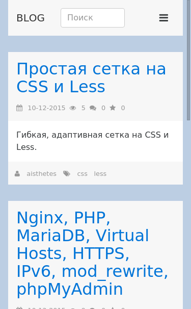 Mobile view