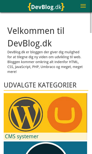 Mobile view