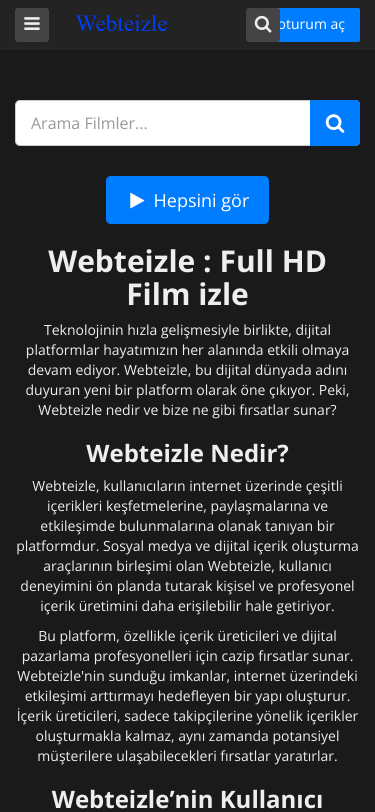 Mobile view